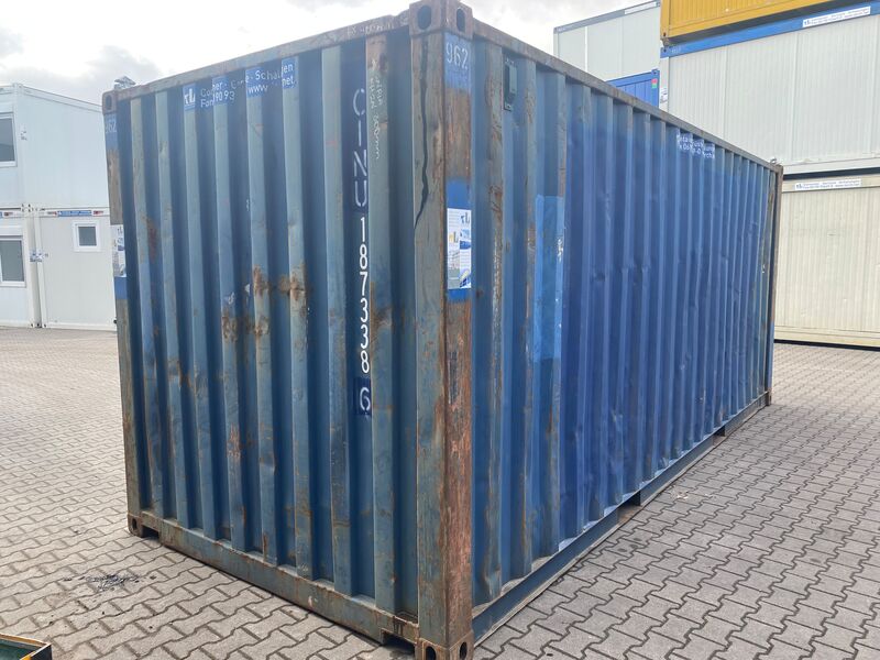 Lagercontainer 20' (6058 x 2438 x 2591 mm LxBxH)